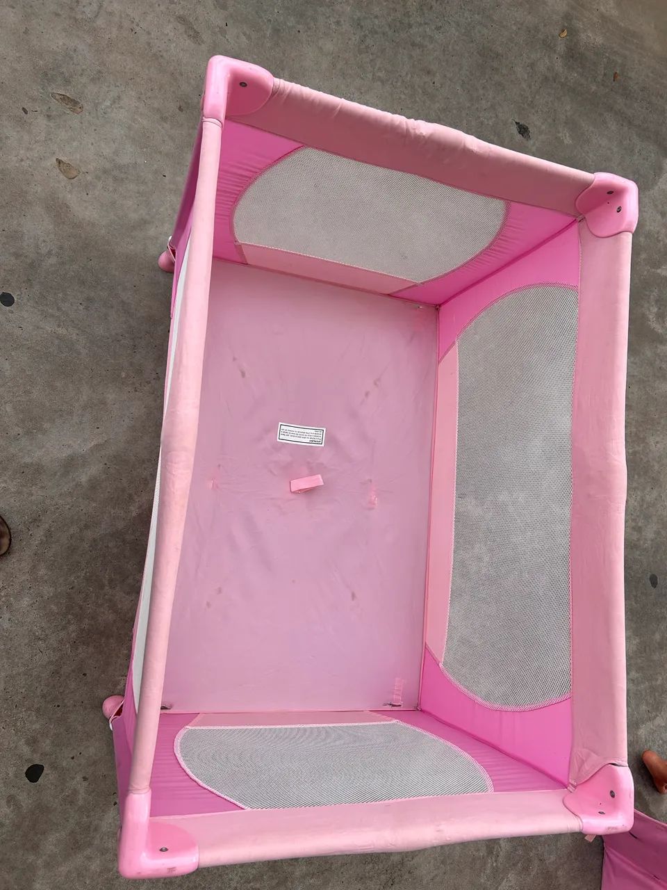 Berço portátil Rosa + Colchão  - Foto 4