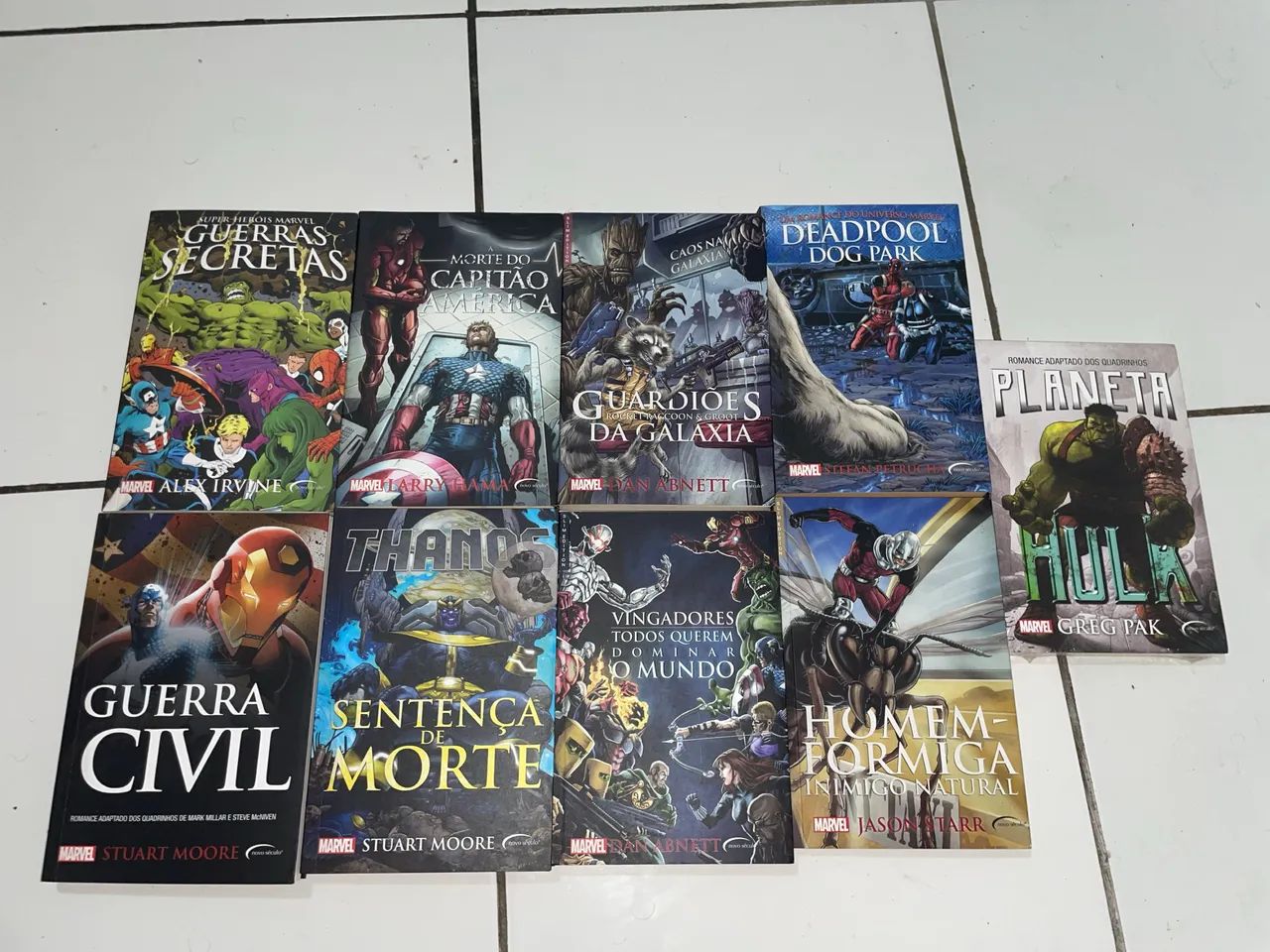 Combo Marvel: Lote com 9 Livros (Guerras Secretas, Deadpool e +)