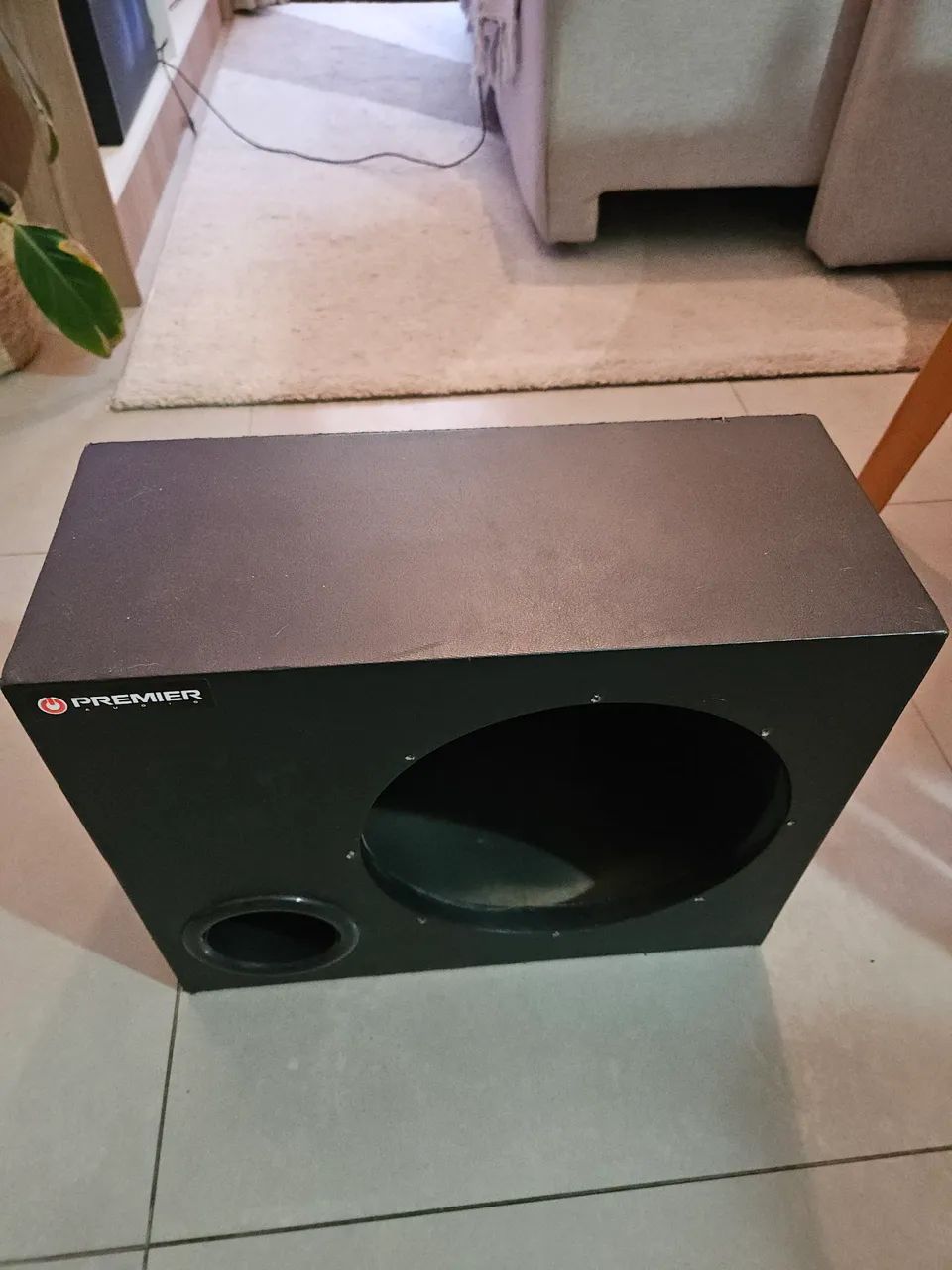 Caixa para sub woofer 10" premier