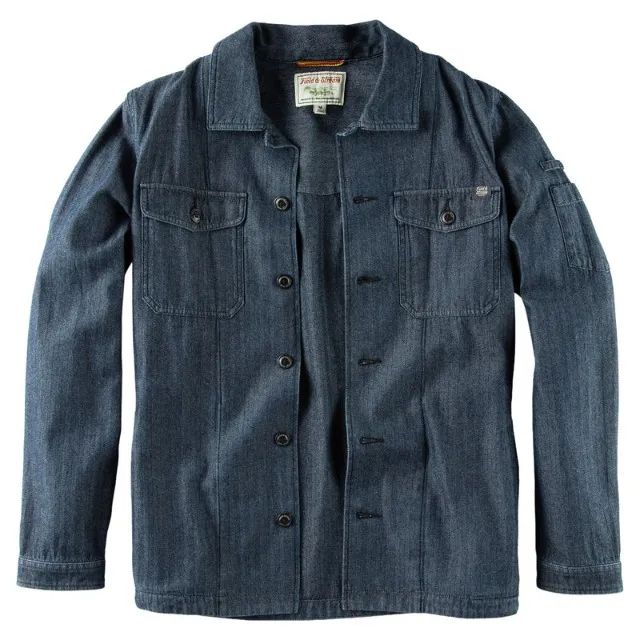 Jaqueta / Sobrecamisa em Sarja Denim Field & Stream 3XL (Importada)