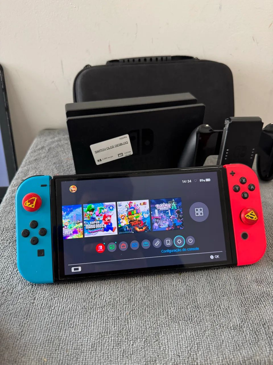 Nintendo Switch oled desbloqueado 