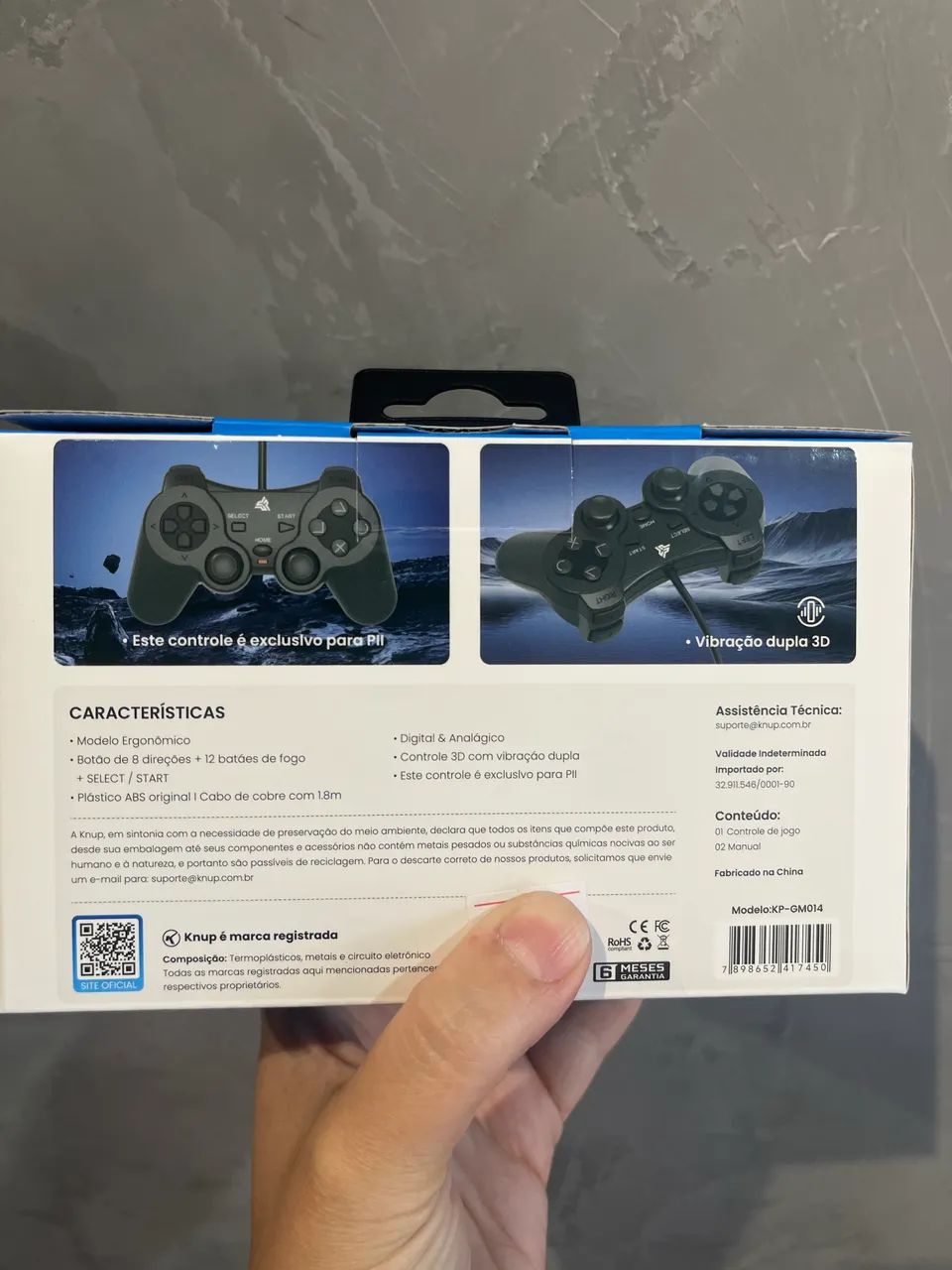 Controle para PS2 com fio - Foto 3