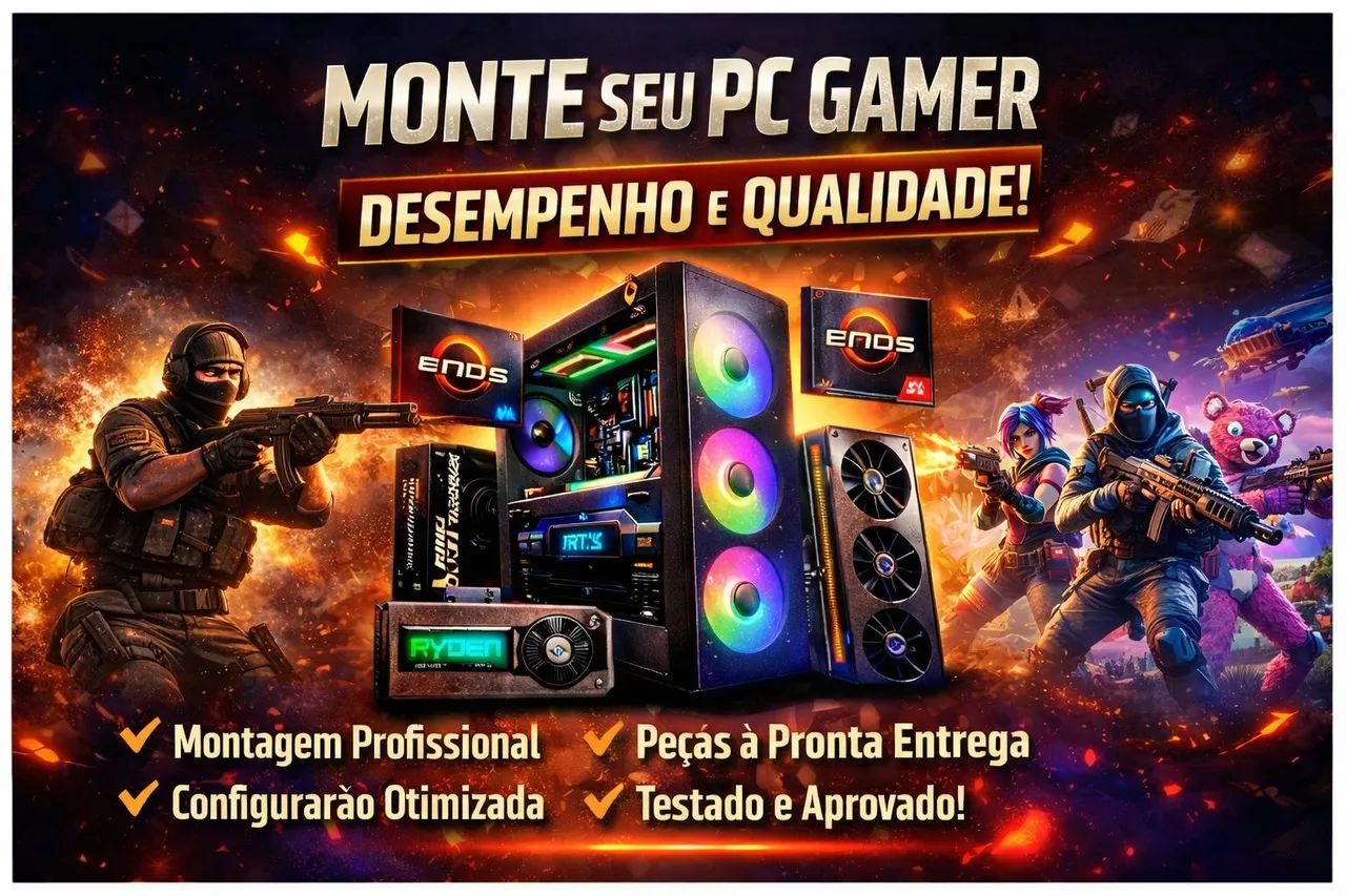Montamos o seu Pc Gamer!!