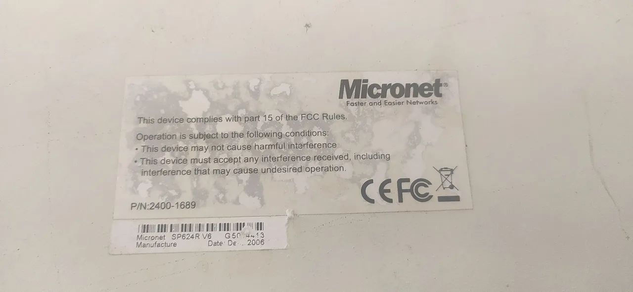Roteador Micronet SP624R  - Foto 2