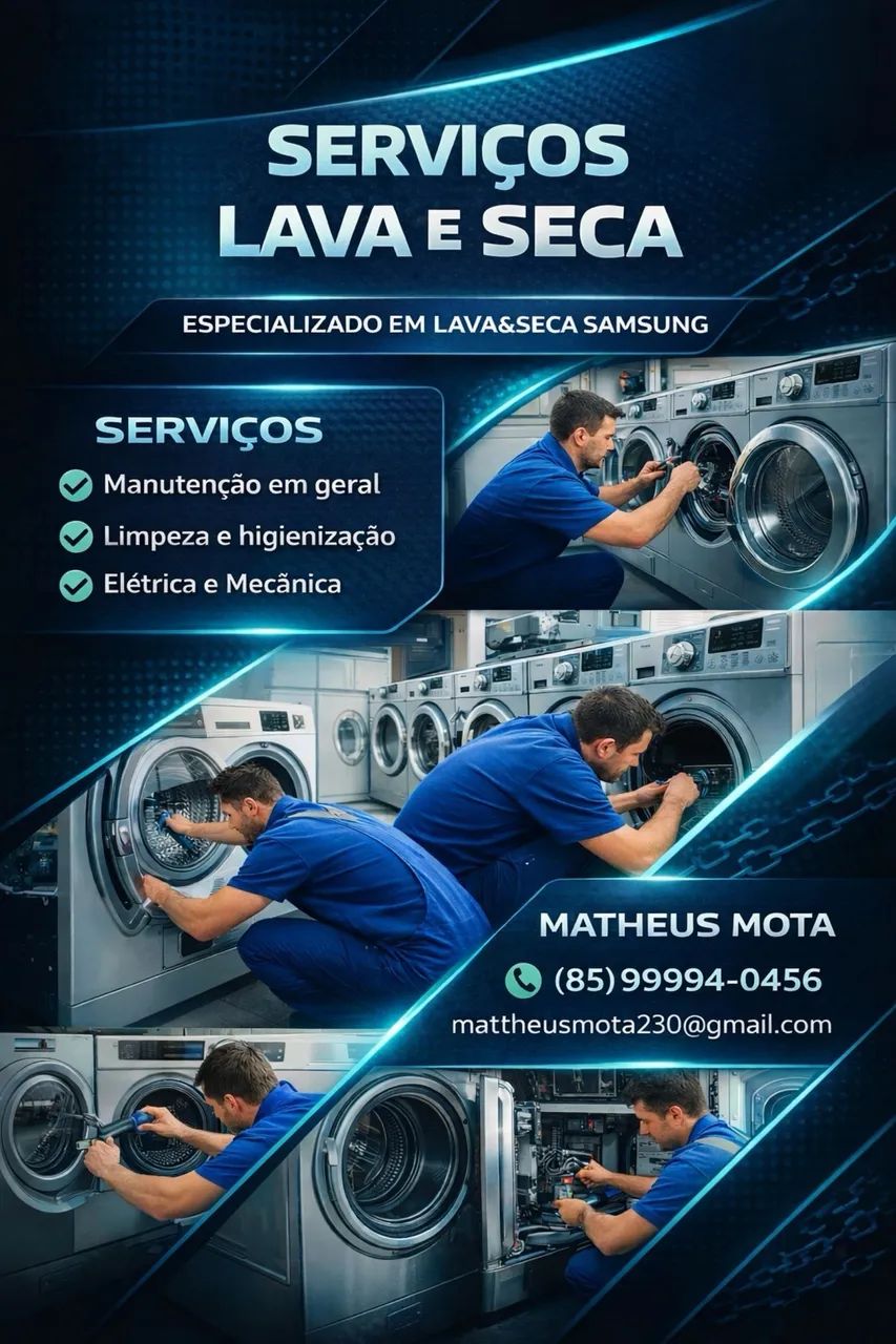 Conserto Lava e seca Samsung
