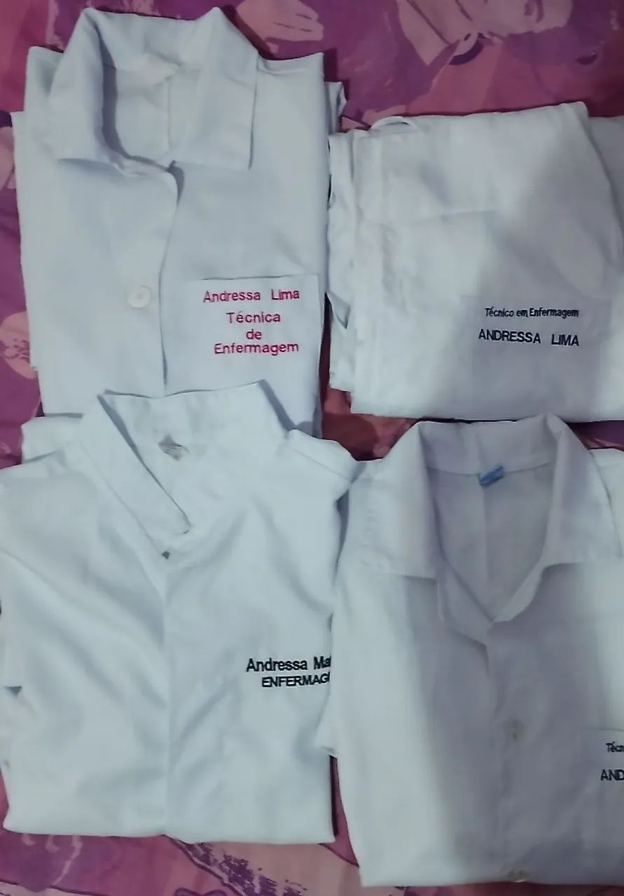 Kit 4 jalecos 