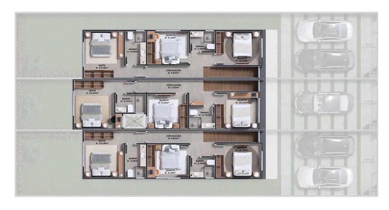 Casa em construção com 3 quartos no Ribeirão da Ilha - Foto 5