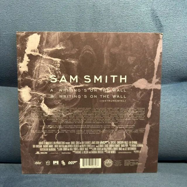 LP Vinil Single Compacto 7" Sam Smith Writing's on the Wall 007 Spectre - Foto 3