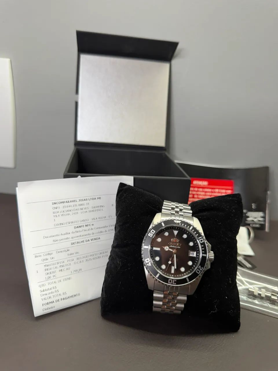 Relógio Orient Submariner 39mm - Foto 5