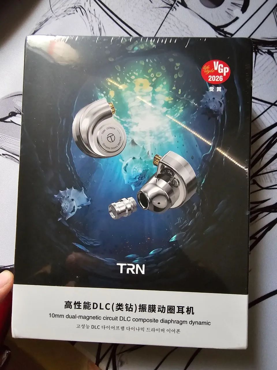 Fone de ouvido TRN Conch novo