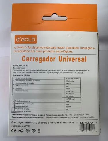Fonte Notebook Universal 120w Bivolt Com 9 Pinos - Foto 3
