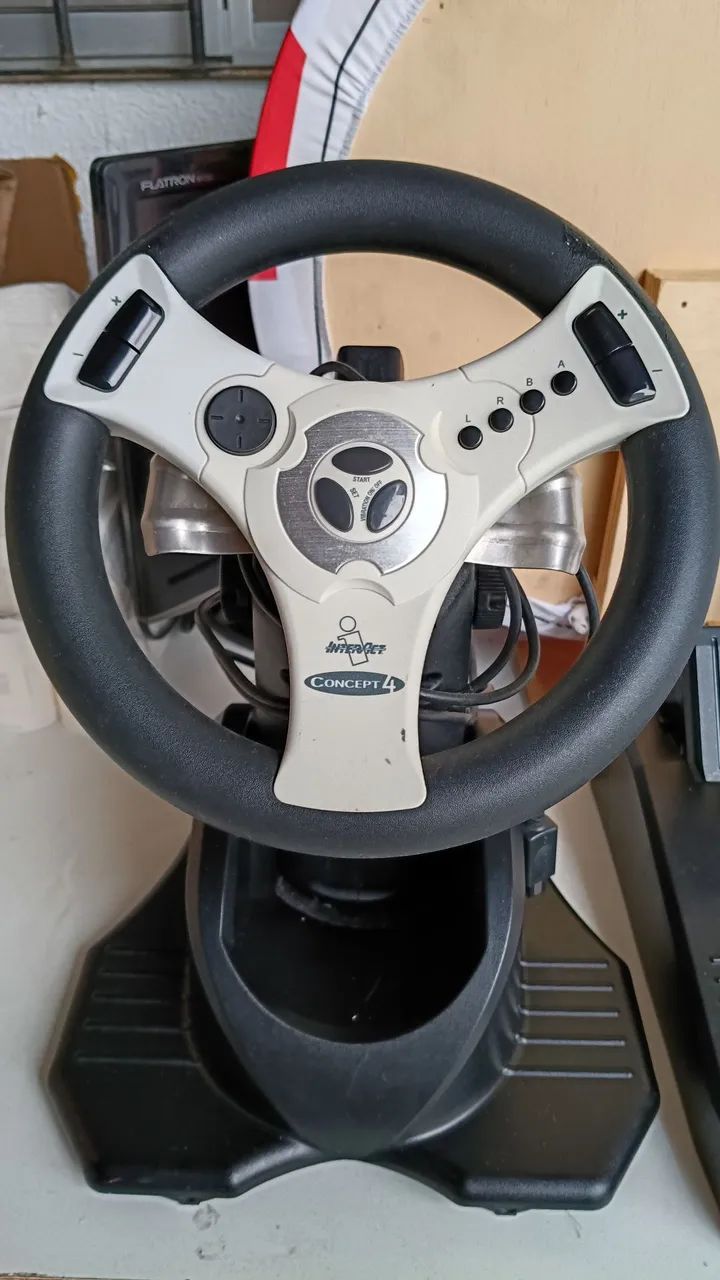 Volante+pedal para PC antigo  - Foto 2