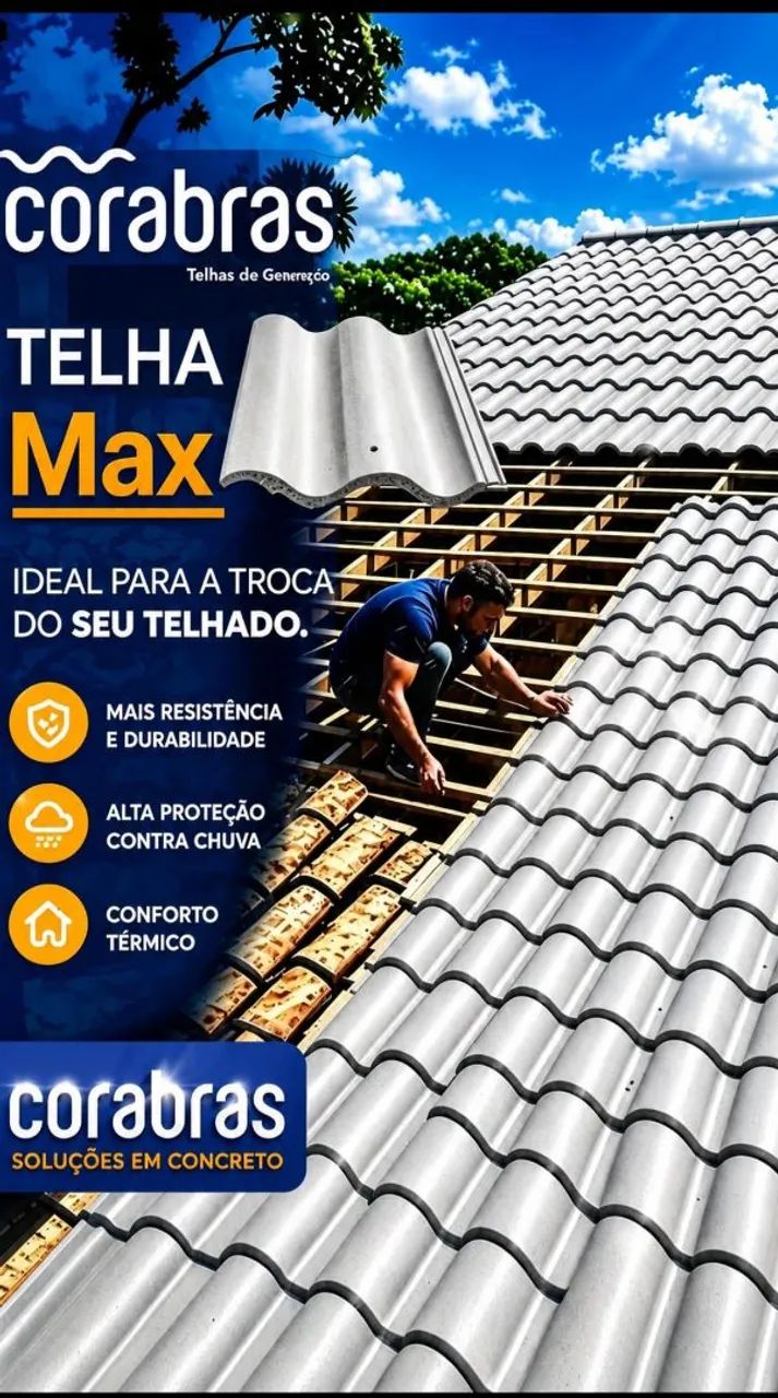 TELHAS DE CONCRETO .    DIRETO DA FABRICA. 