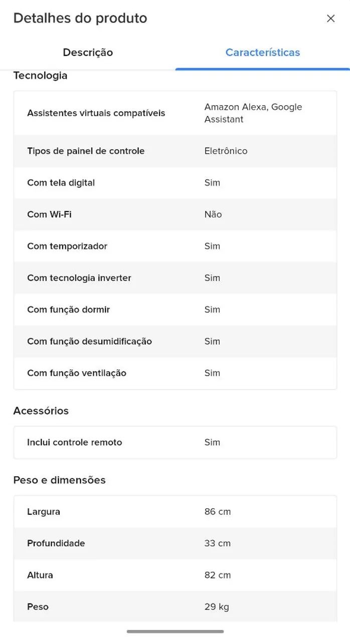 AR CONDICIONADO- PHILCO- 9000 BTUS- COM 1 MÊS DE USO - Foto 4