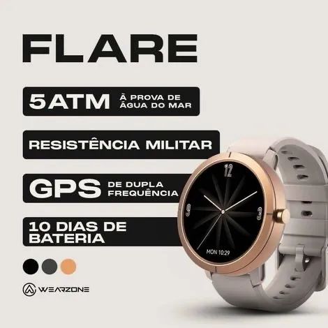 ? SMARTWATCH FLARE - TECNOLOGIA E ESTILO NO SEU PULSO  - Foto 5