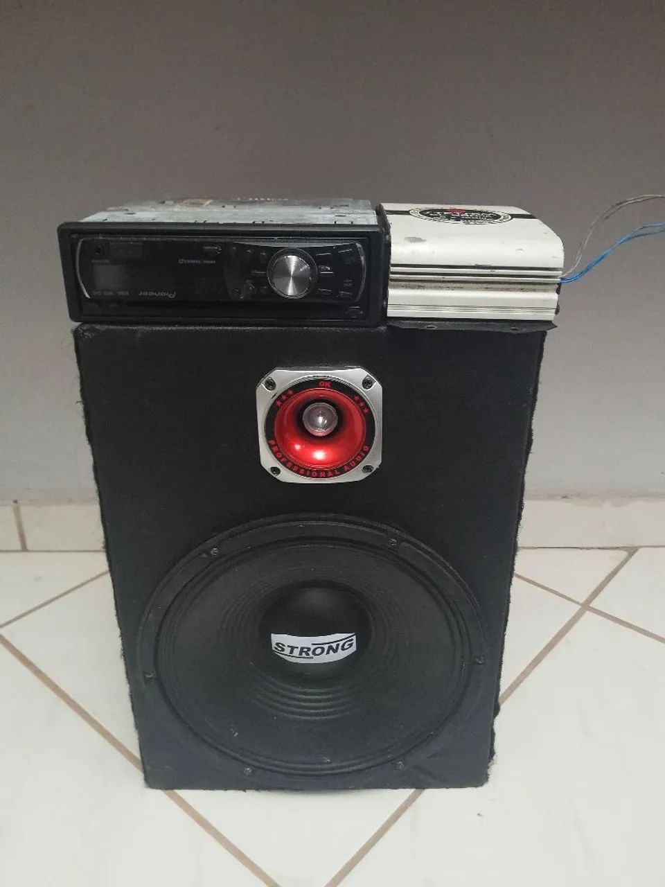 Caixa de som + rádio + módulo  - Foto 2