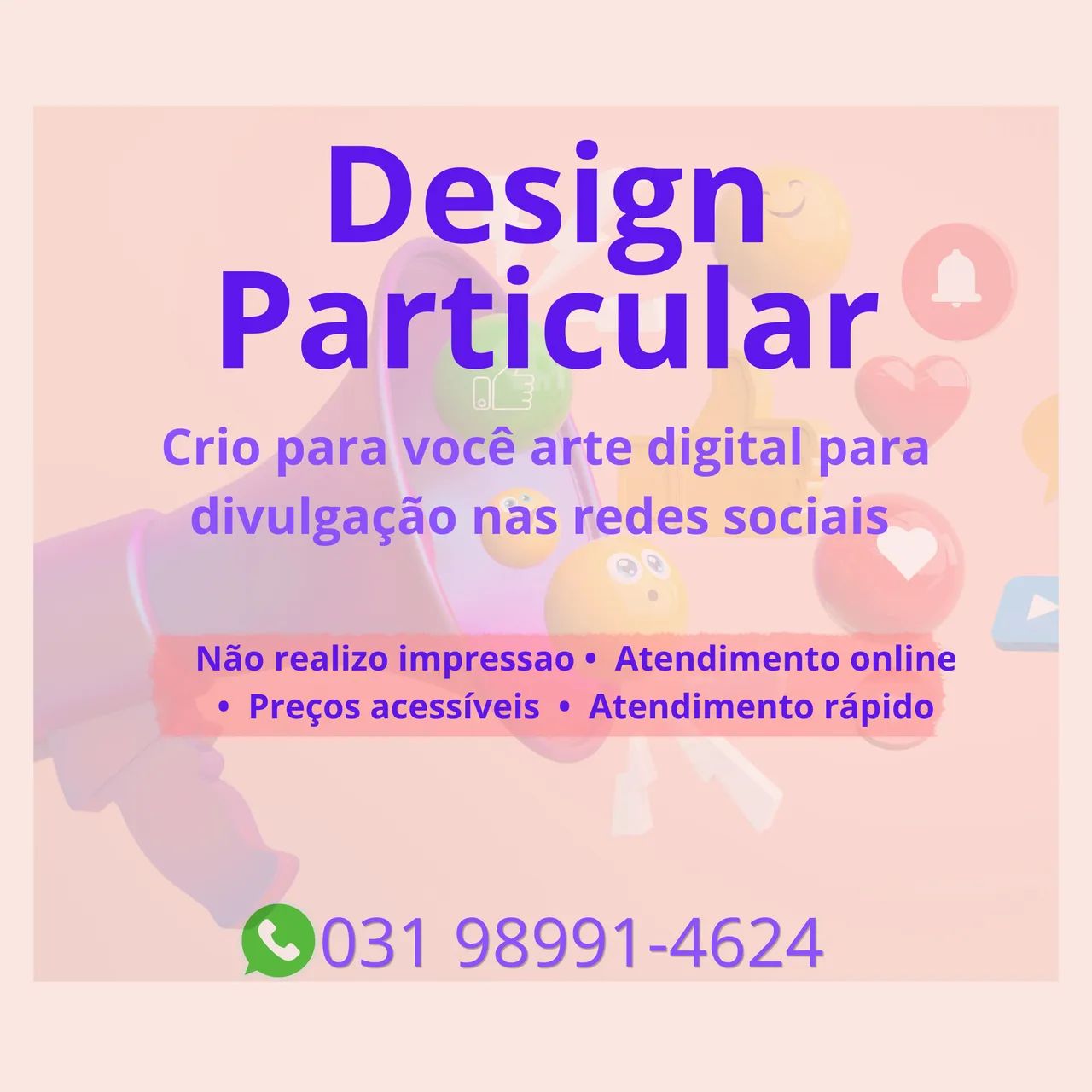 Criação de Arte para Instagram e Divulgação