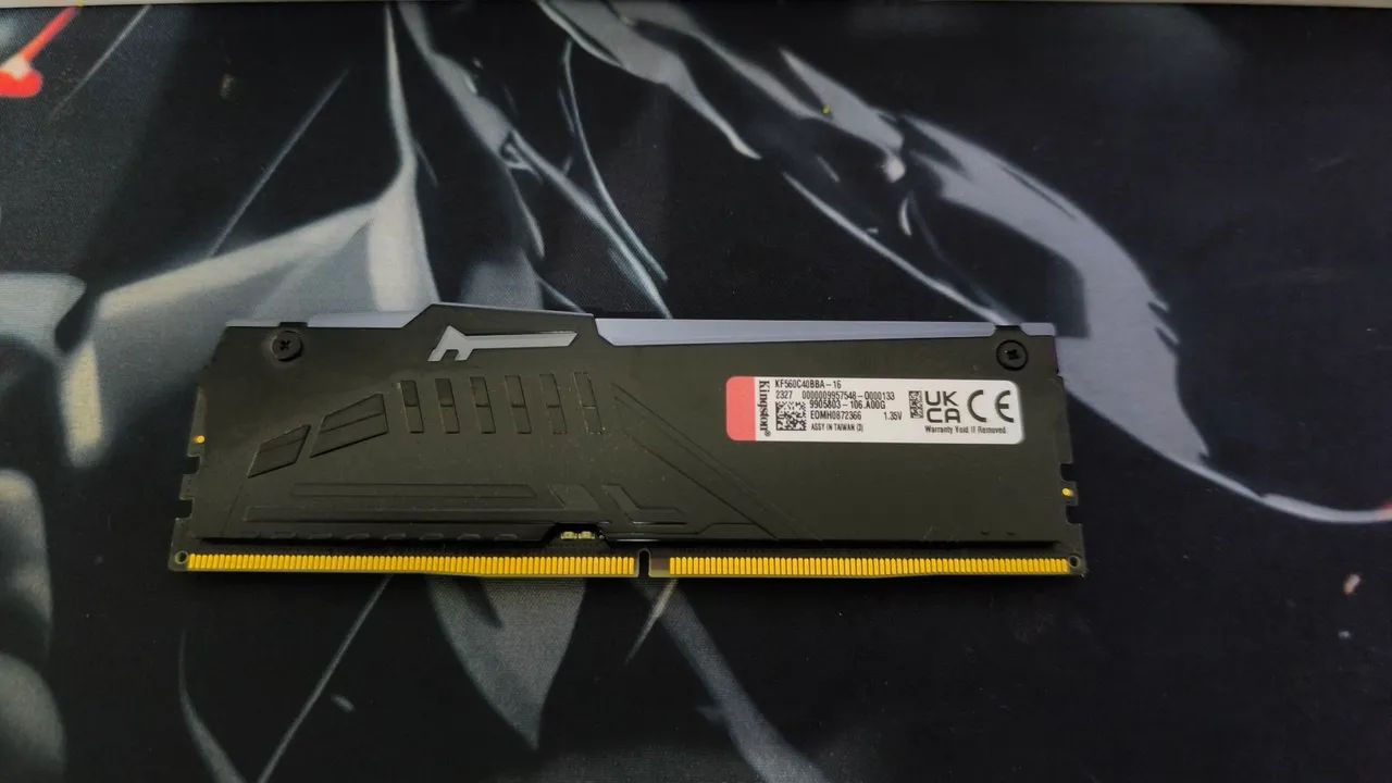 Memória RAM DDR5 16GB 6000 MT/s RGB - Foto 2