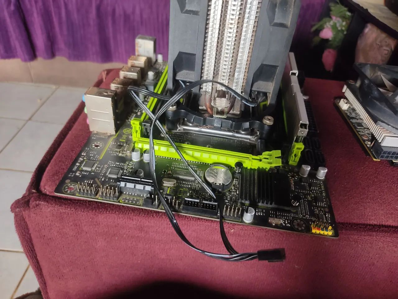 Placa de mãe completa x99 nova 