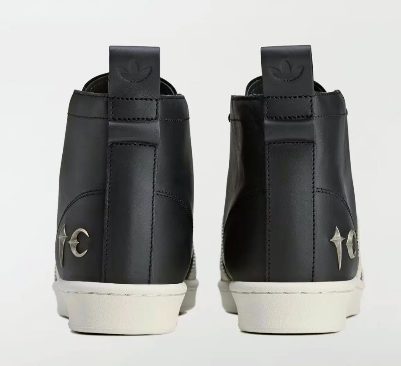 Boot Luxe TC Superstar Adidas preto e branco 37 - Foto 3