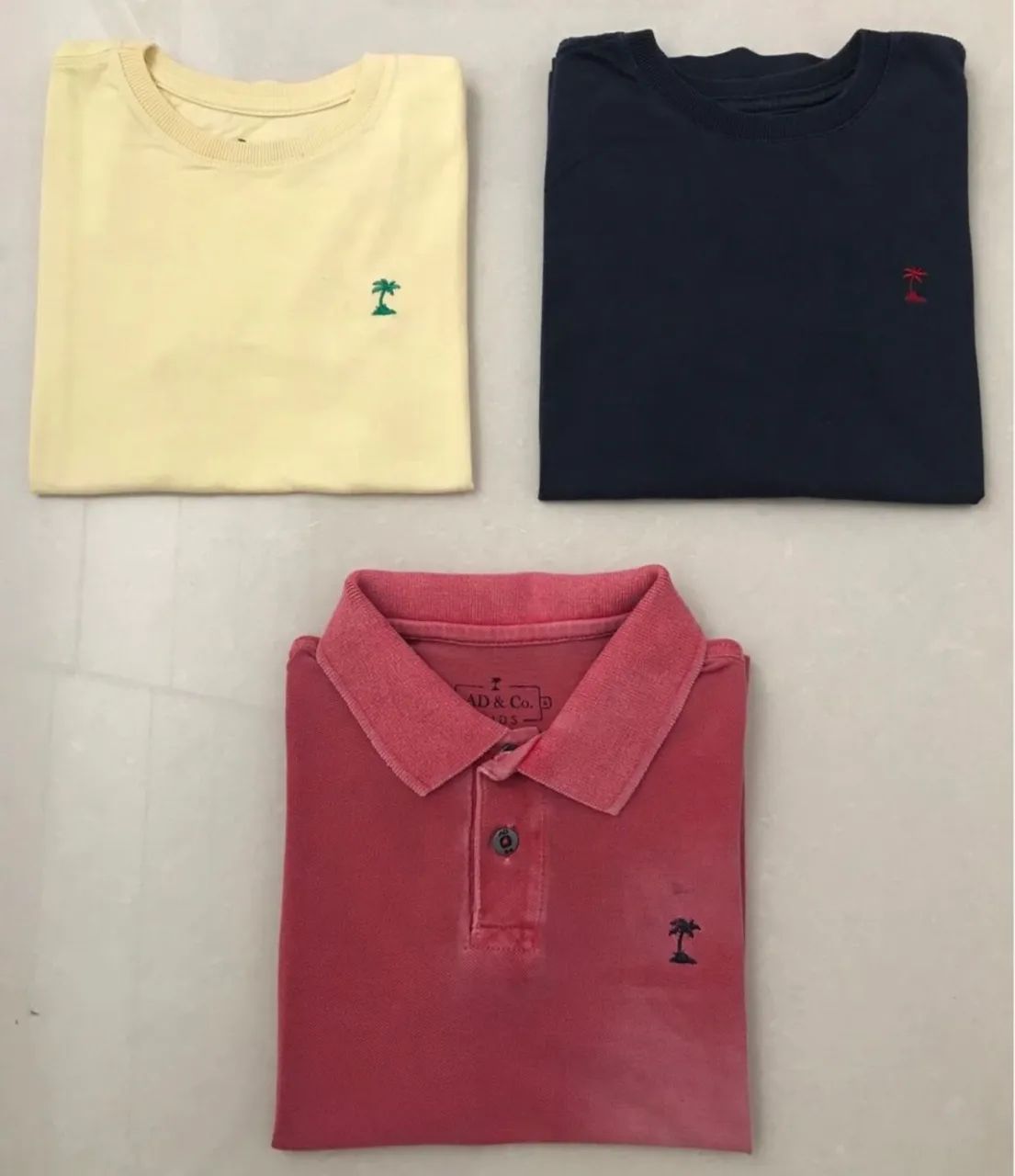 Kit 3 camisas Ad&co. Menino 