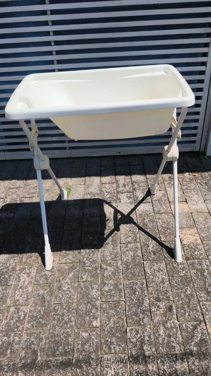 Banheira para bebê - com suporte - Foto 5