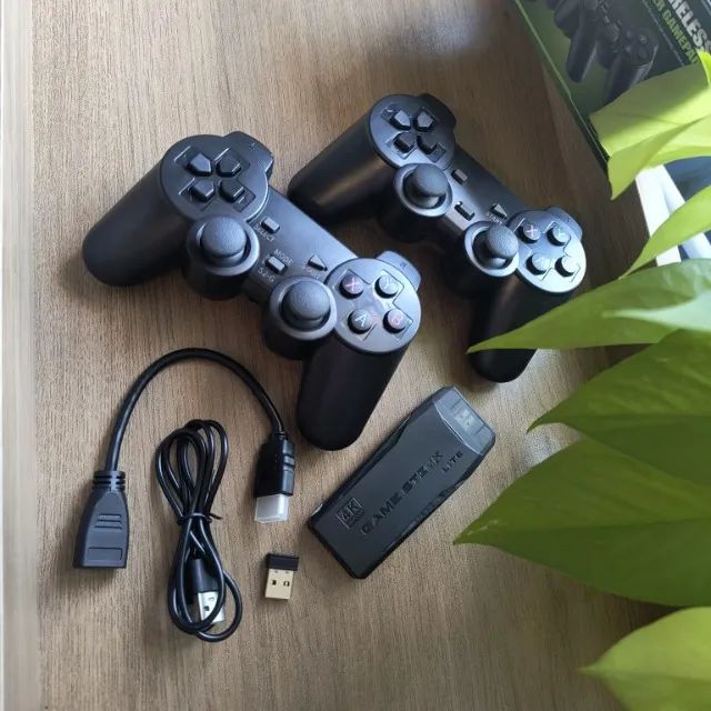 Vídeo Game 4K Retrô com 2 Controles Sem Fio - Foto 2