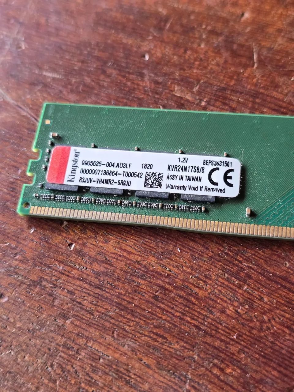 Memória RAM DDR4 8GB Kingston
