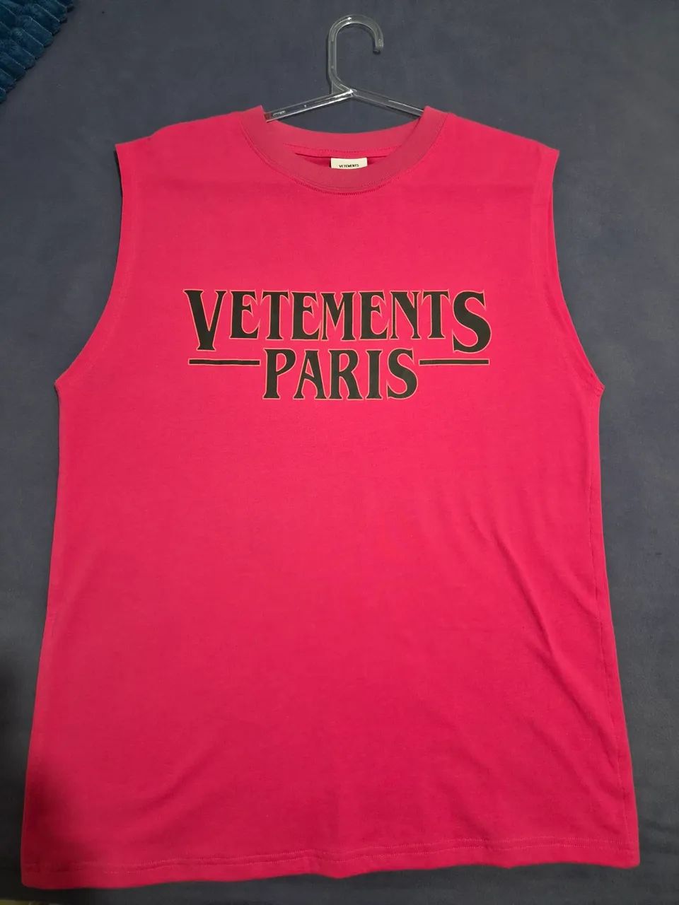 Vetements camisa custom rosa
