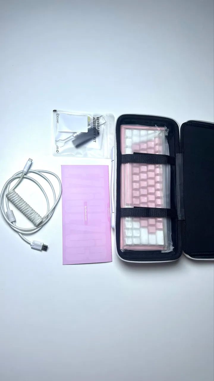 Teclado Magnético Iqunix Ez63 Pink Version - Foto 4