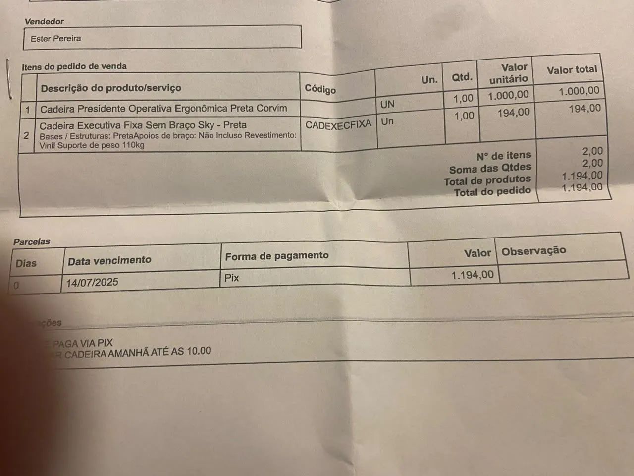 Cadeira de escritório  - Foto 5