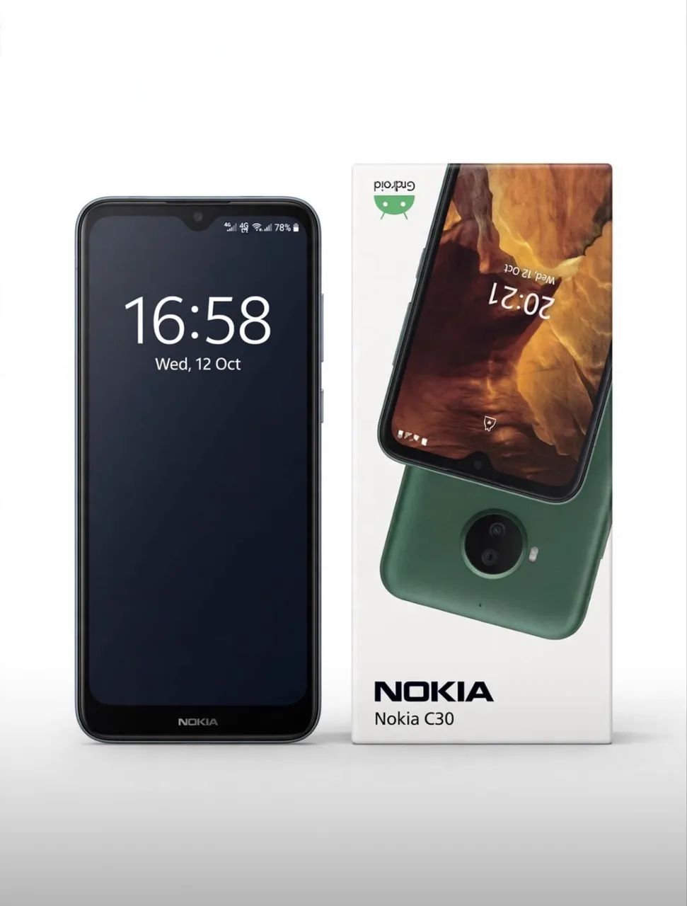 Nokia C30 64GB - Verde - Caixa + Nota - Bateria 6000mAh - Zero Detalhes - Foto 3