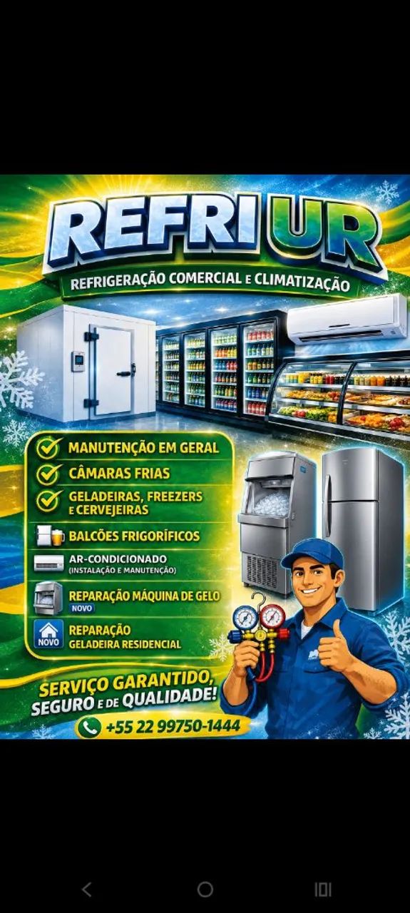 Refrigeraçao comercial conserto geladeiras 