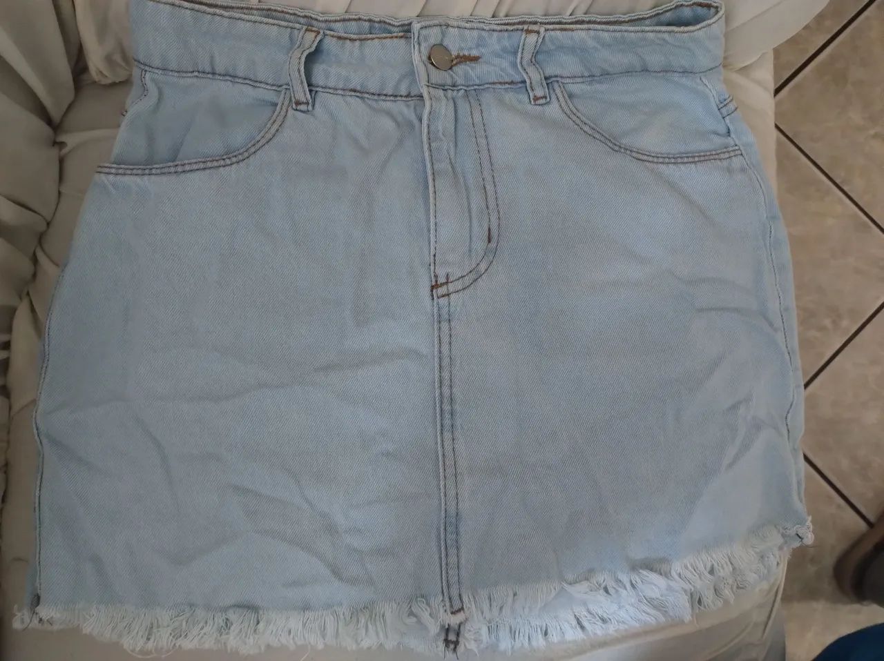 Saia jeans