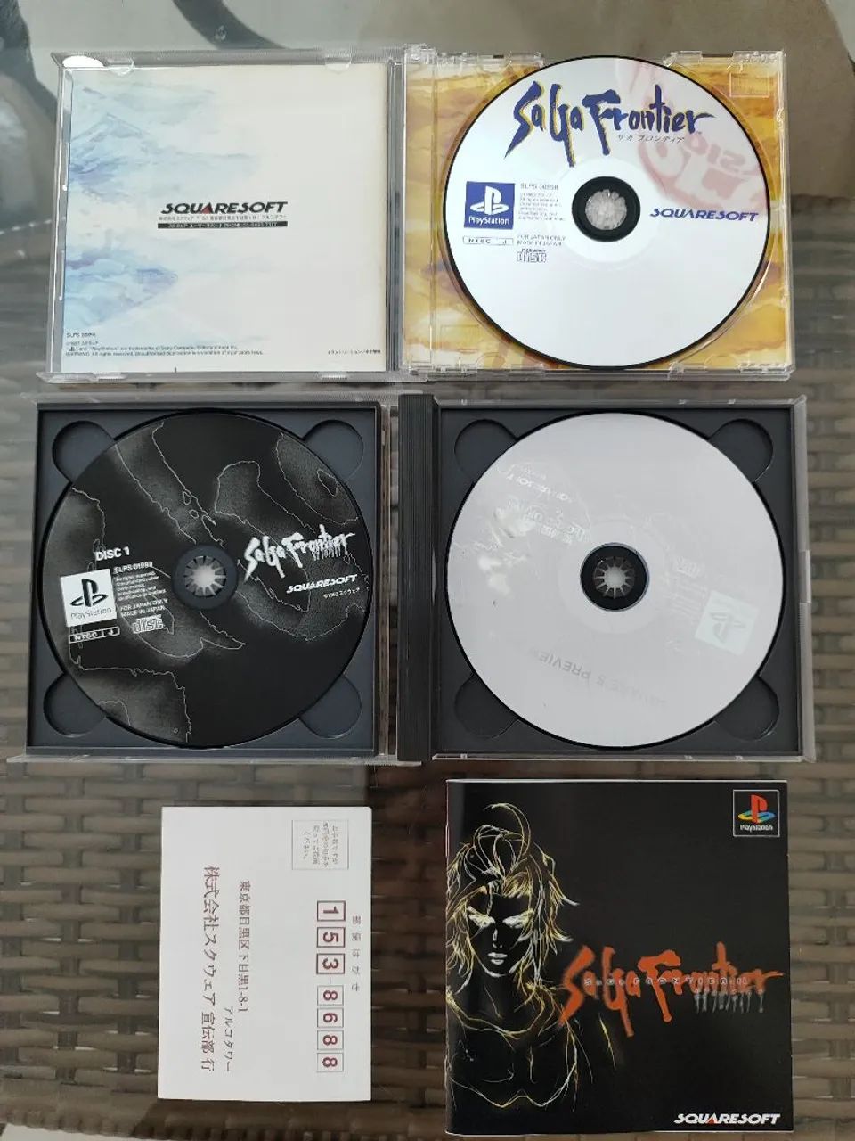 Saga Frontier 1 e 2 Playstation PS1  - Foto 4