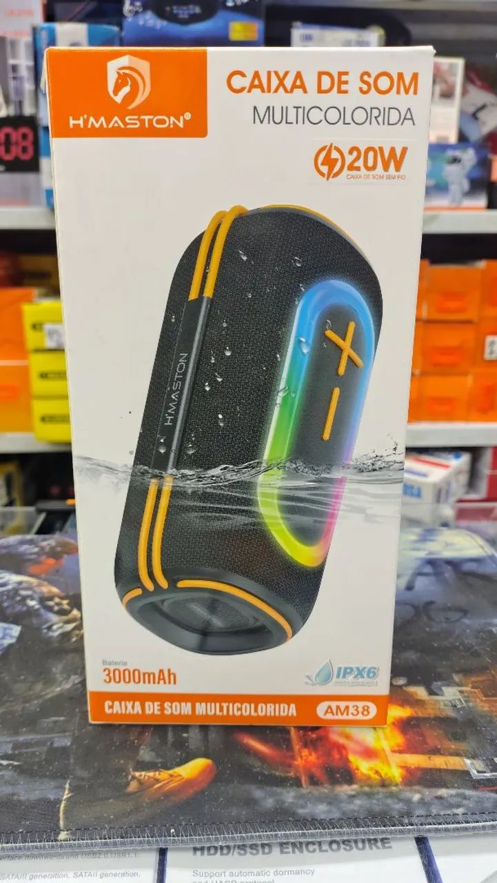 Caixa de som bluetooth 