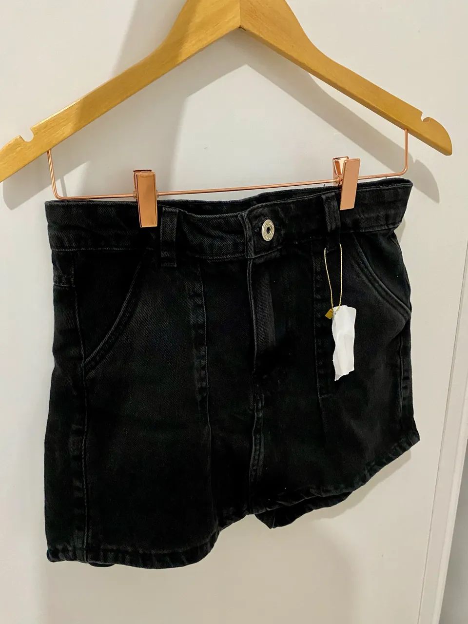Short saia jeans