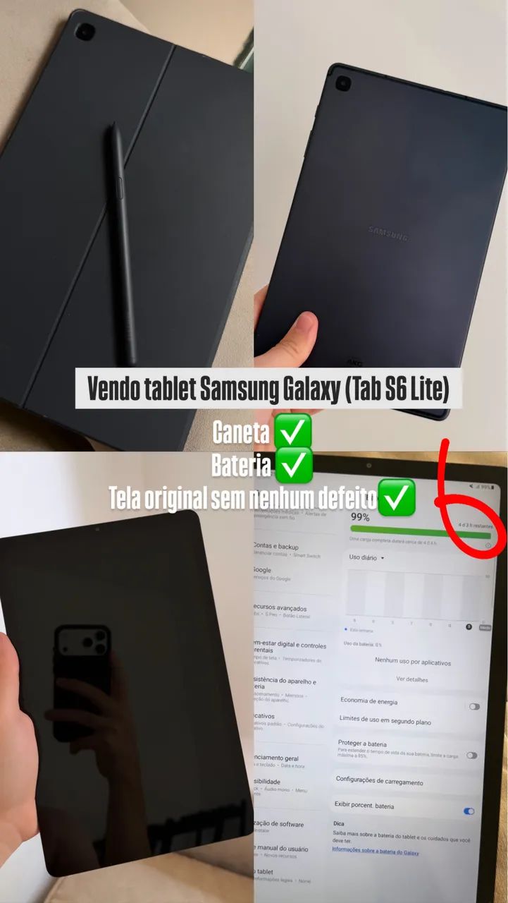 Vendo tablet Samsung Galaxy (Tab S6 Lite) - Foto 3