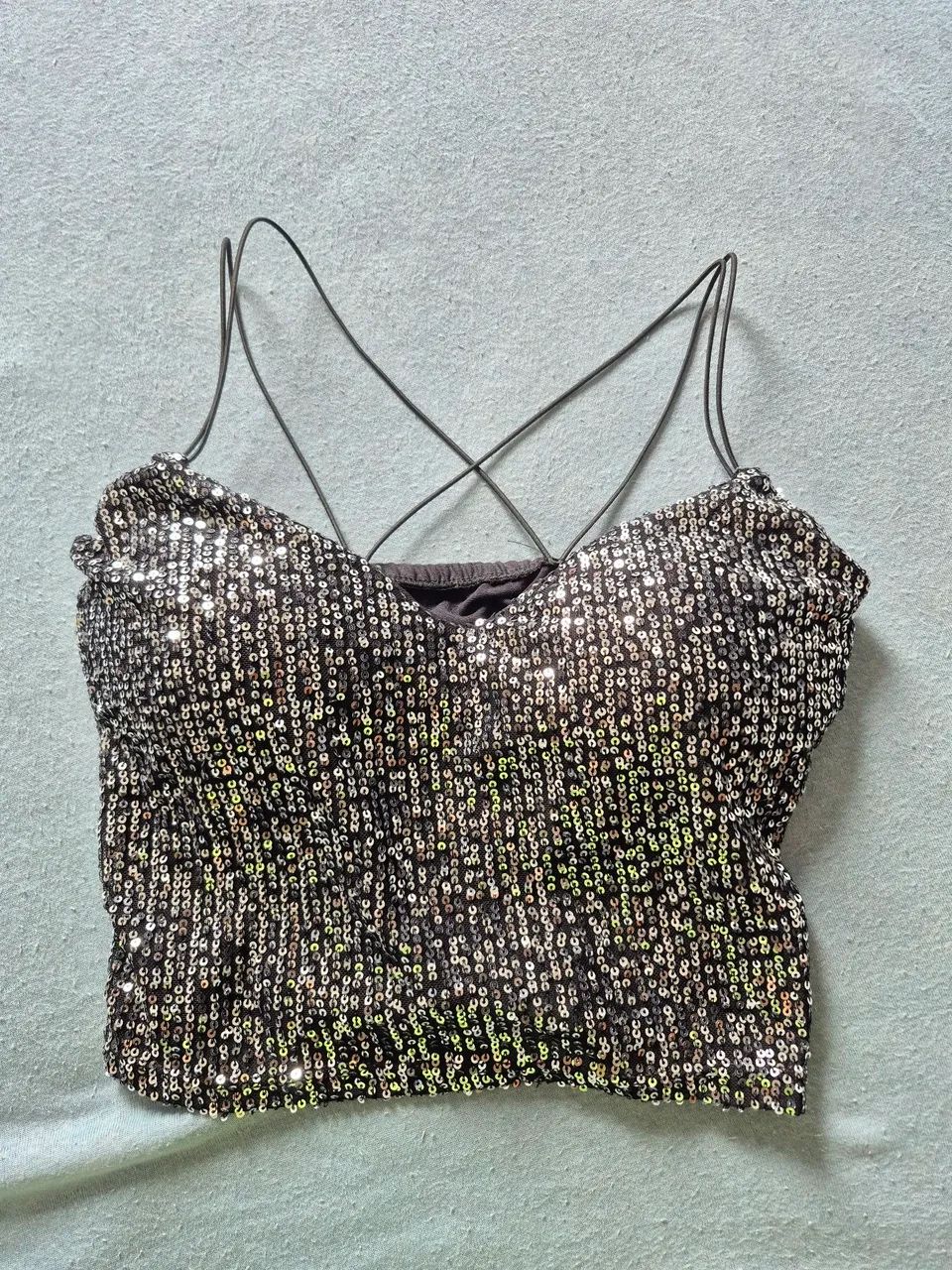 Croped de paetê - Foto 2