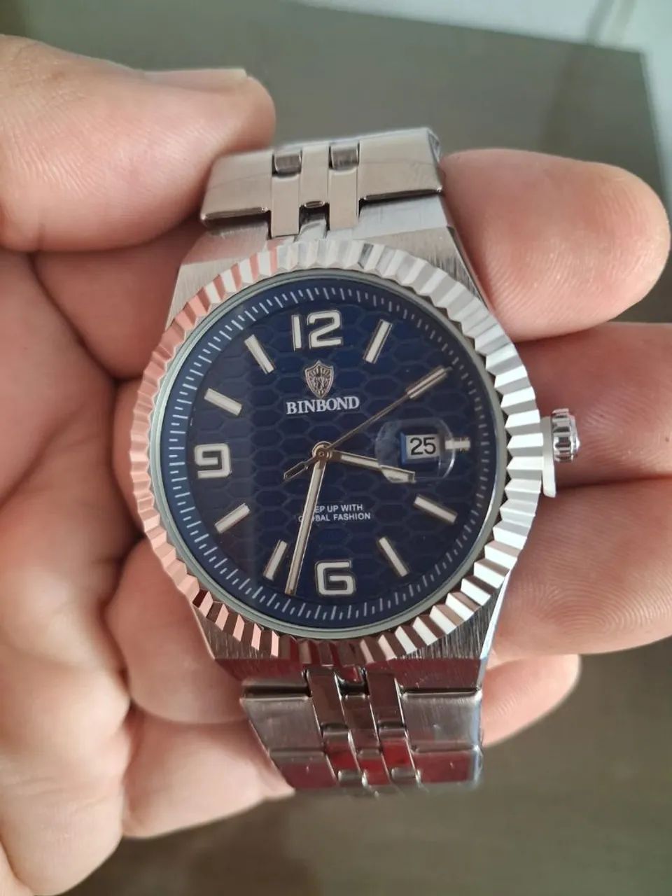 Relógio BINBOND luxury - azul profundo  - novo na caixa.  - Foto 3