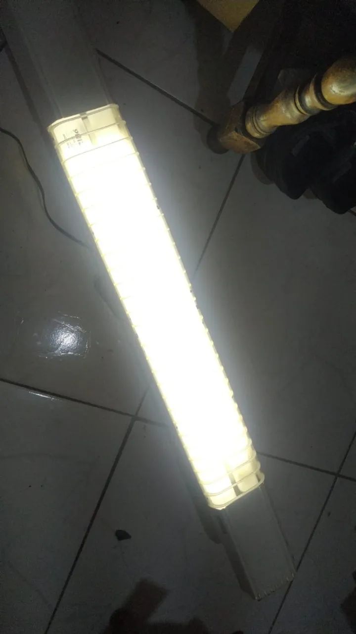 Luminária 2 Lâmpadas Fluorescente 20w