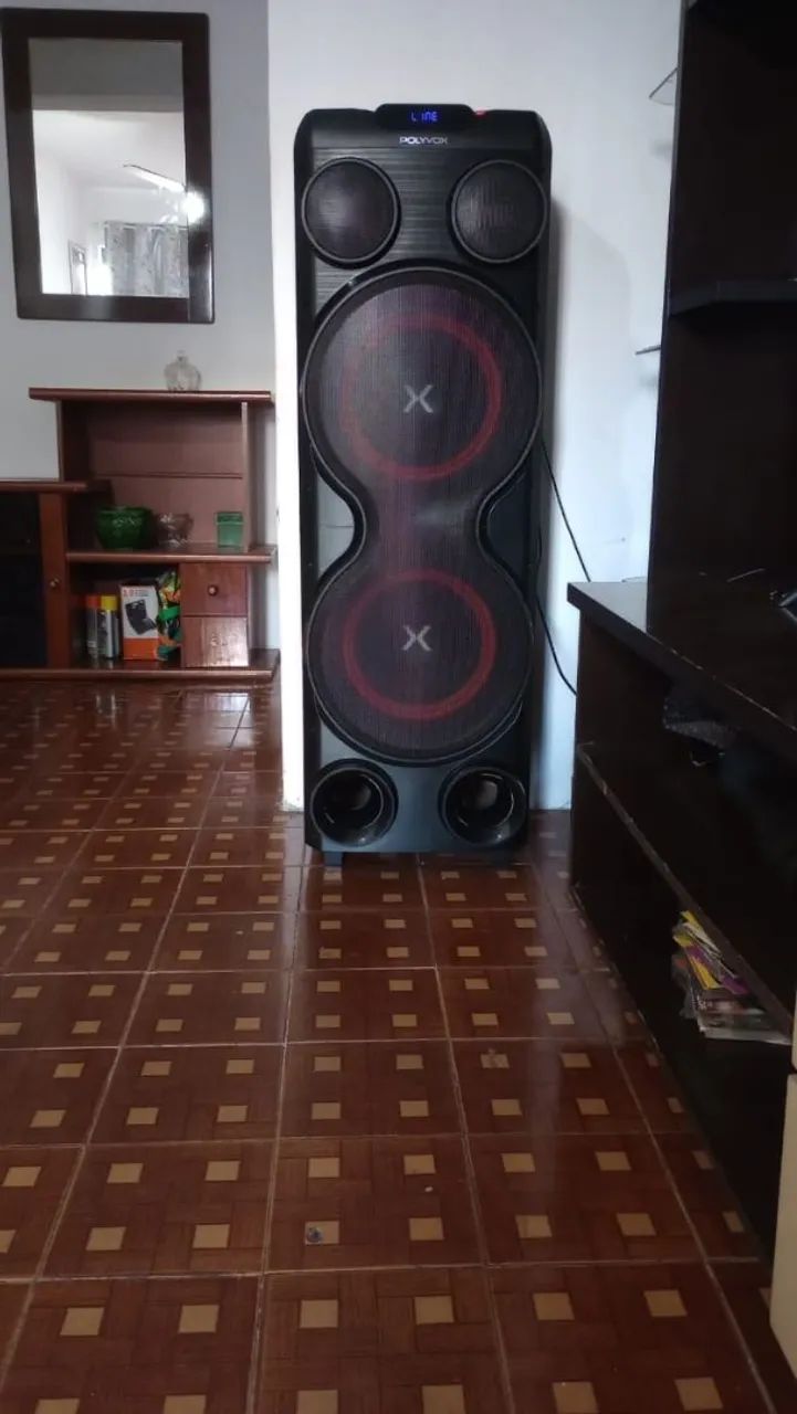 Torre de som Polyvox XT2210T com iluminação LED. - Foto 2