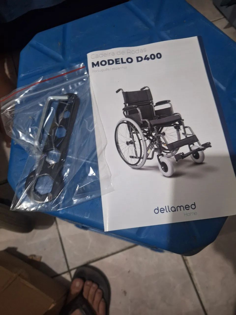 Cadeira de rodas D400 nova  - Foto 5
