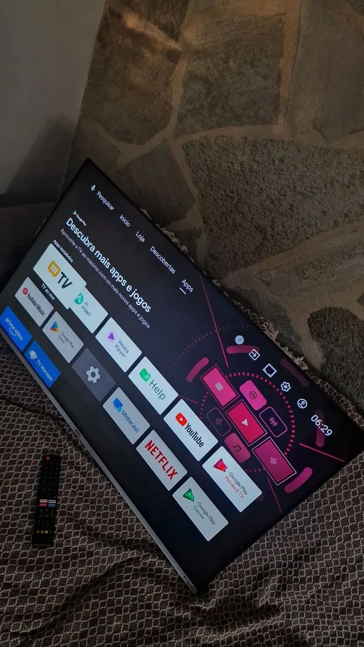 SmarTV PHILCO 43 POLEGADAS FULL HD ANDROID TV GOOGLE PLAY SEMINOVA ENTREGO - Foto 3