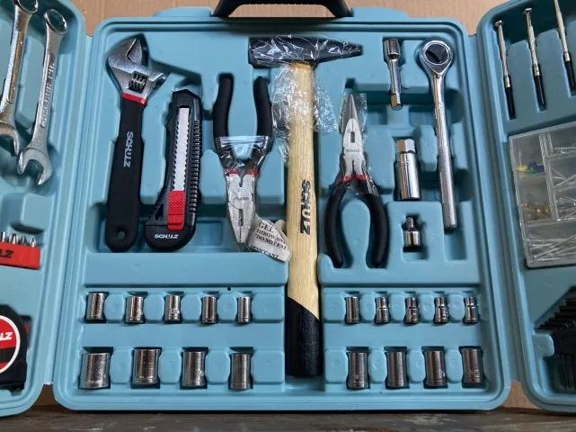  Kit De Ferramentas Com Maleta Dobrável 160 Peças - Schulz - Foto 3