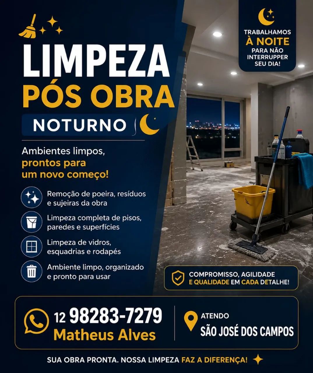 Limpeza pós obra Matheus Alves 