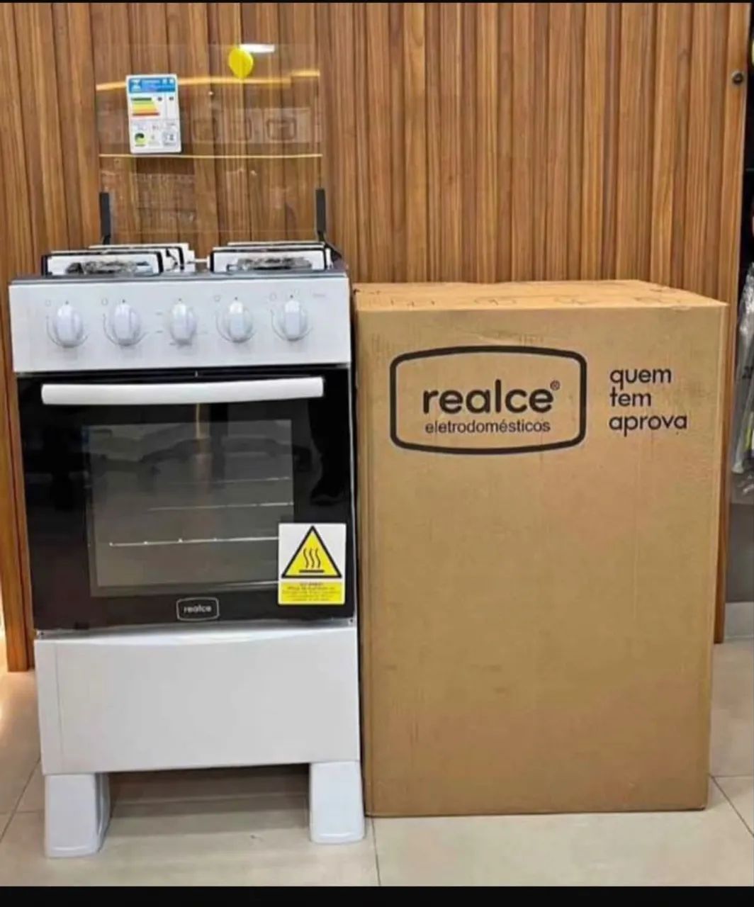 ?FOGÃO 4 BOCAS COM FORNO REALCE  - Foto 3