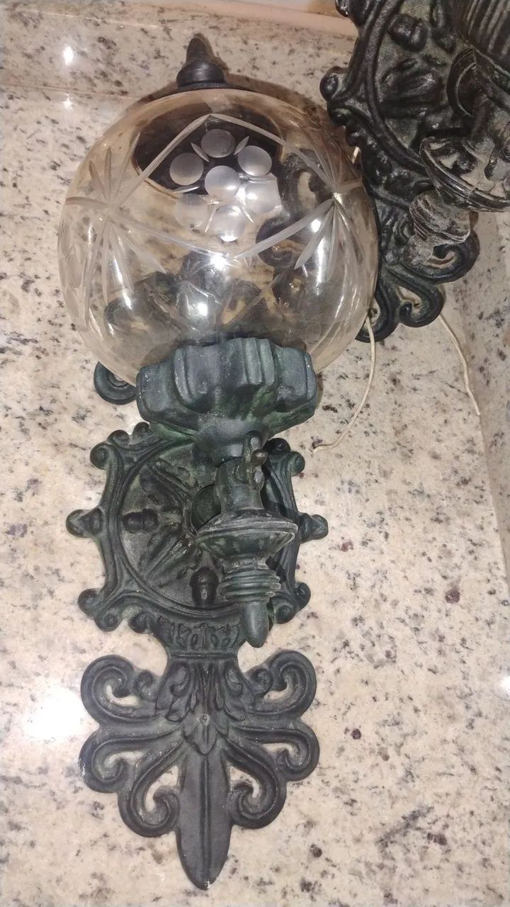 Arandela com luminária e cupula - Foto 5