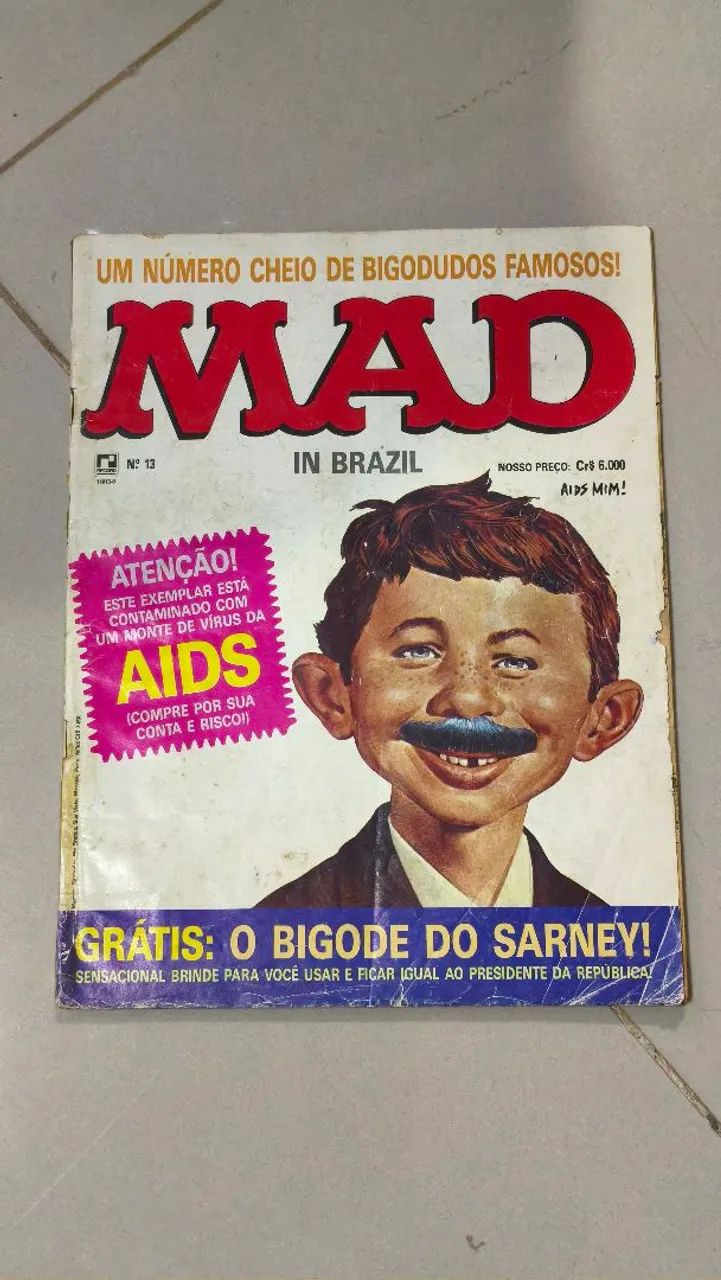 Revista Mad número 13 - Editora Record - anos 80