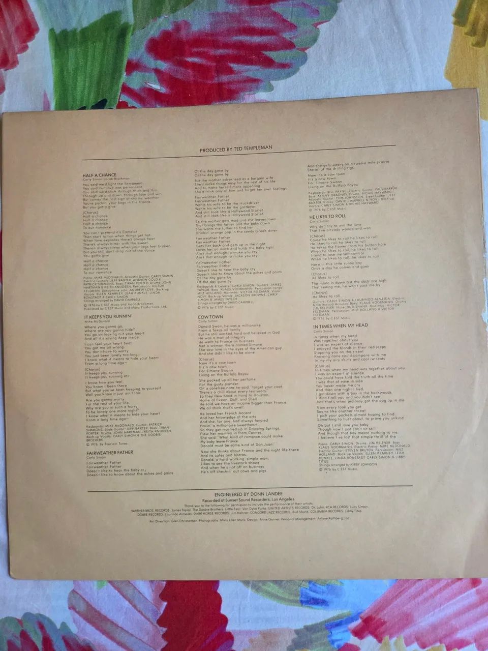 LP Vinil - CARLY SIMON - Another passenge - Foto 5